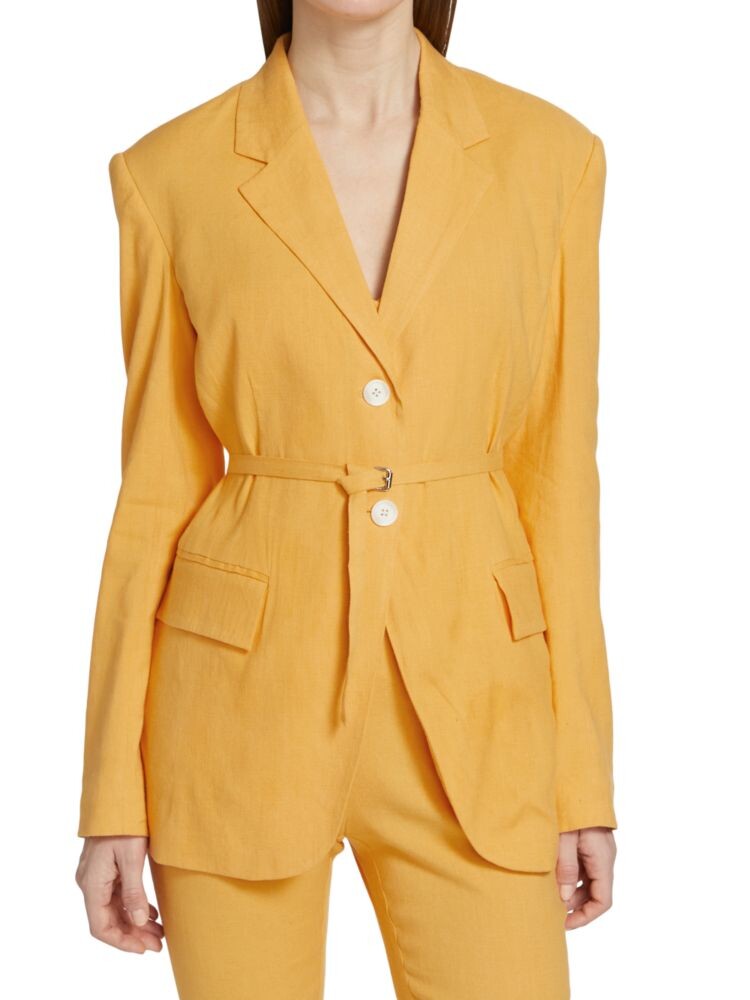 Блейзер Genesis с поясом Derek Lam 10 Crosby, горчица
Блейзер Genesis с поясом Derek Lam 10 Crosby, горчица