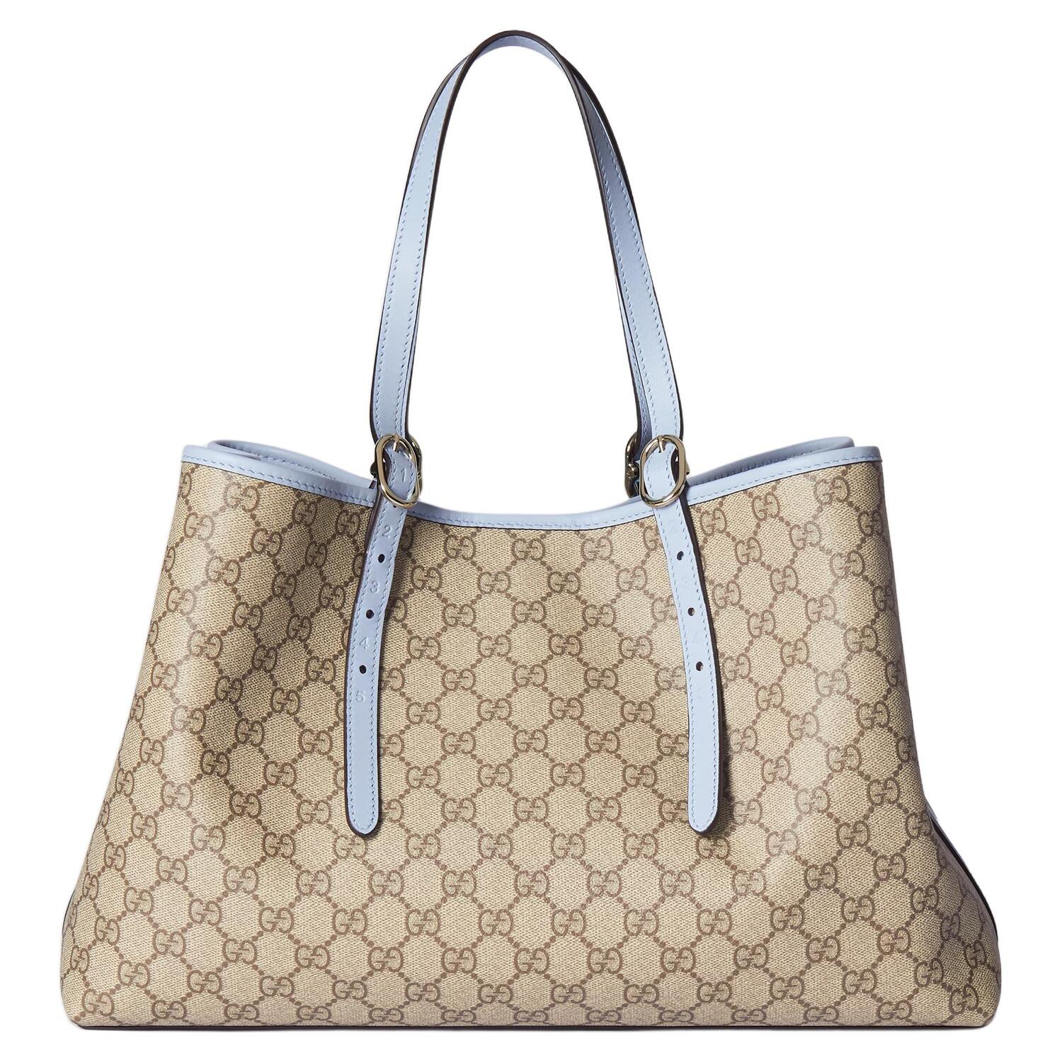 GUCCI GG Emblem Coated Fabric Shoulder Bag Large Women's Beige & Dark Brown
GUCCI GG Emblem Coated Fabric Shoulder Bag Large Women's Beige & Dark Brown