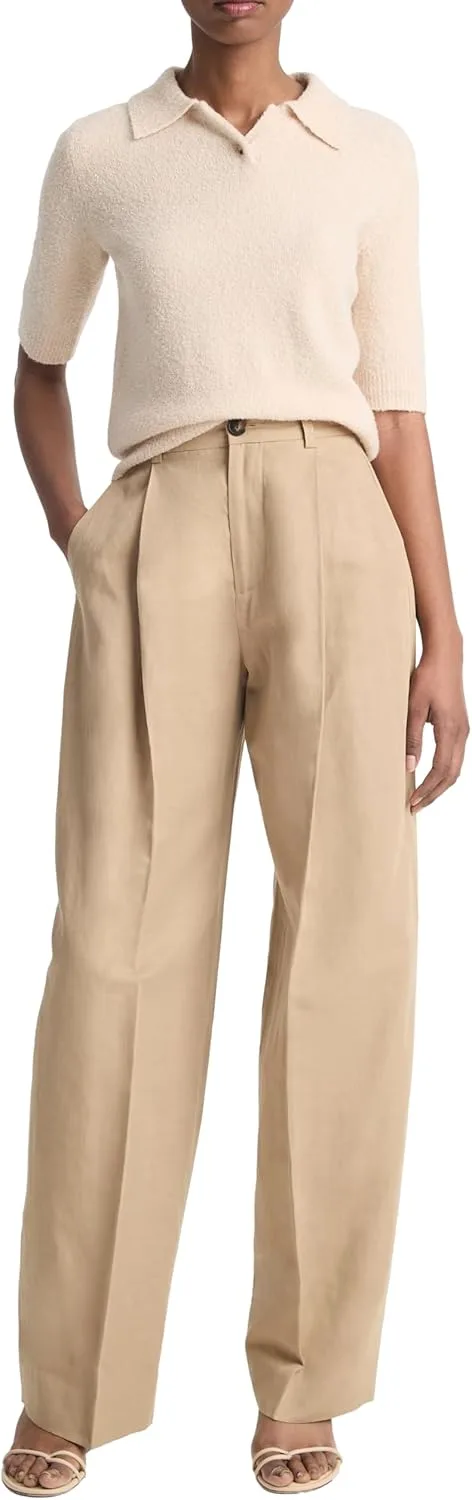 Vince женский поло с коротким рукавом из мягкой букле
Vince женский поло с коротким рукавом из мягкой букле