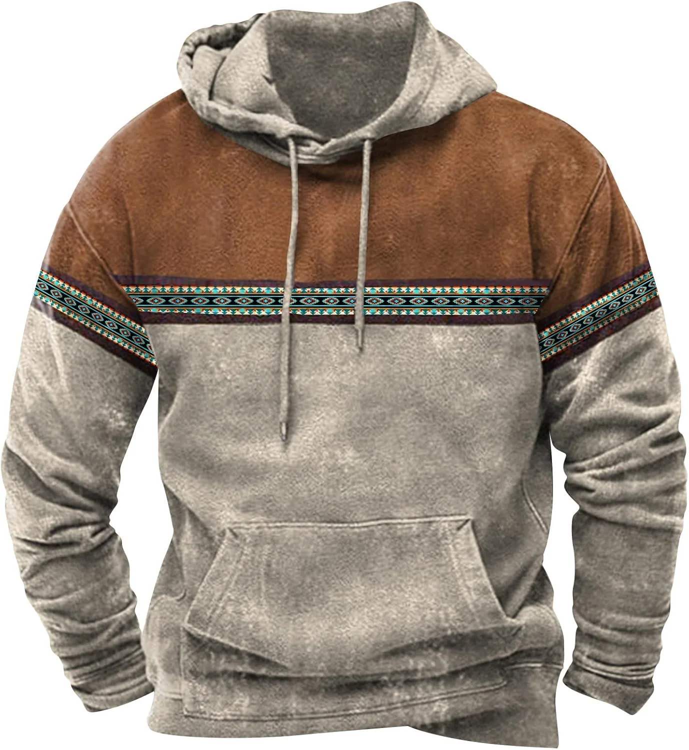 Толстовка с капюшоном Western для мужчин, Vintage Ethnic Graphic, длинный рукав Lmdudan
Толстовка с капюшоном Western для мужчин, Vintage Ethnic Graphic, длинный рукав Lmdudan
