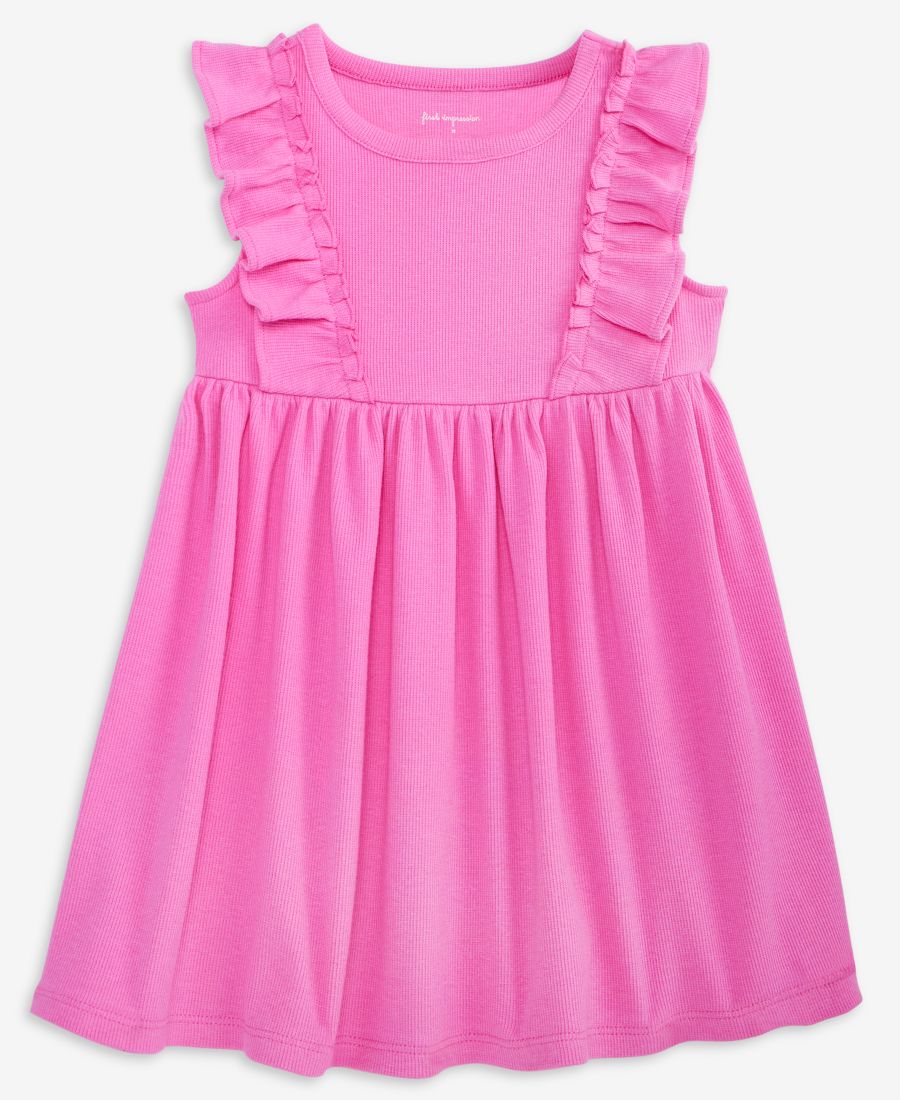 Однотонное ребристое платье для девочек First Impressions, Boutique Pink
Однотонное ребристое платье для девочек First Impressions, Boutique Pink