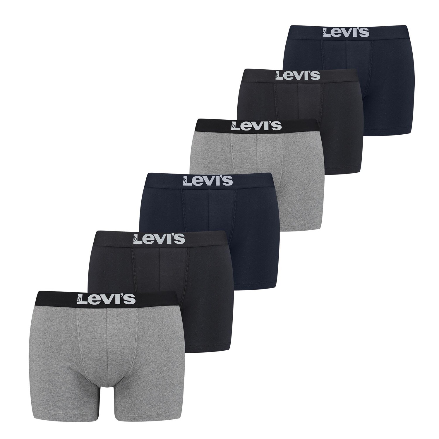Боксеры Levi´s Boxershort 6 шт, серый/черный/синий
Боксеры Levi´s Boxershort 6 шт, серый/черный/синий