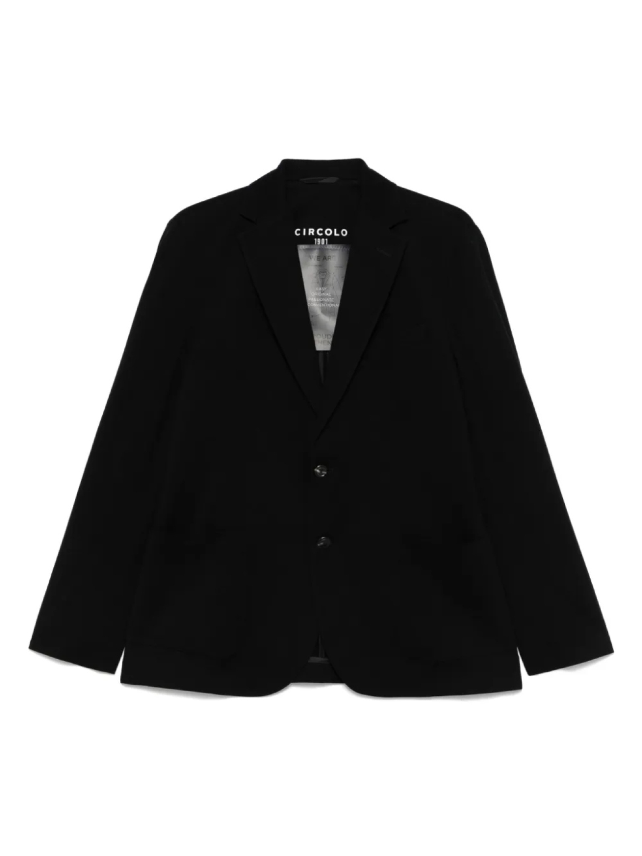 Пиджак из ткани пике Circolo 1901, черный
Пиджак из ткани пике Circolo 1901, черный