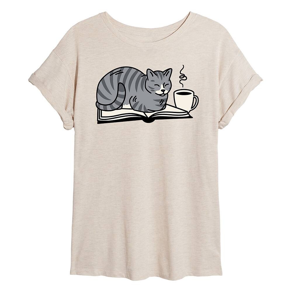 Струящаяся футболка Junior' Cat On Book, бежевый
Струящаяся футболка Junior' Cat On Book, бежевый