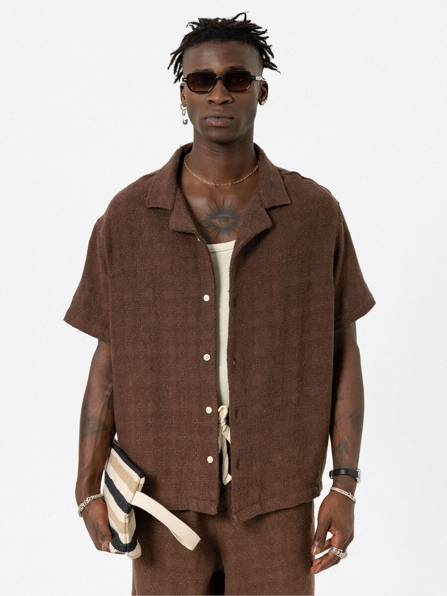 Рубашка с широкими штанинами и застежкой на пуговицы VAMOS CLO Sedum, коричневый
Рубашка с широкими штанинами и застежкой на пуговицы VAMOS CLO Sedum, коричневый