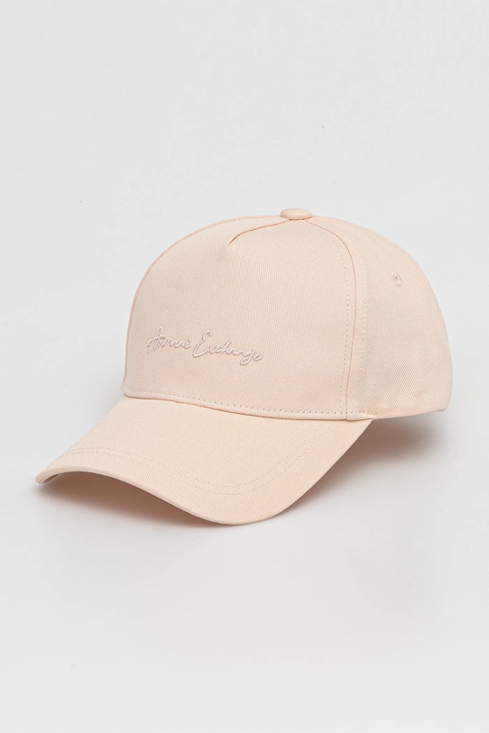 Хлопковая кепка с козырьком Armani Exchange, розовый
Хлопковая кепка с козырьком Armani Exchange, розовый