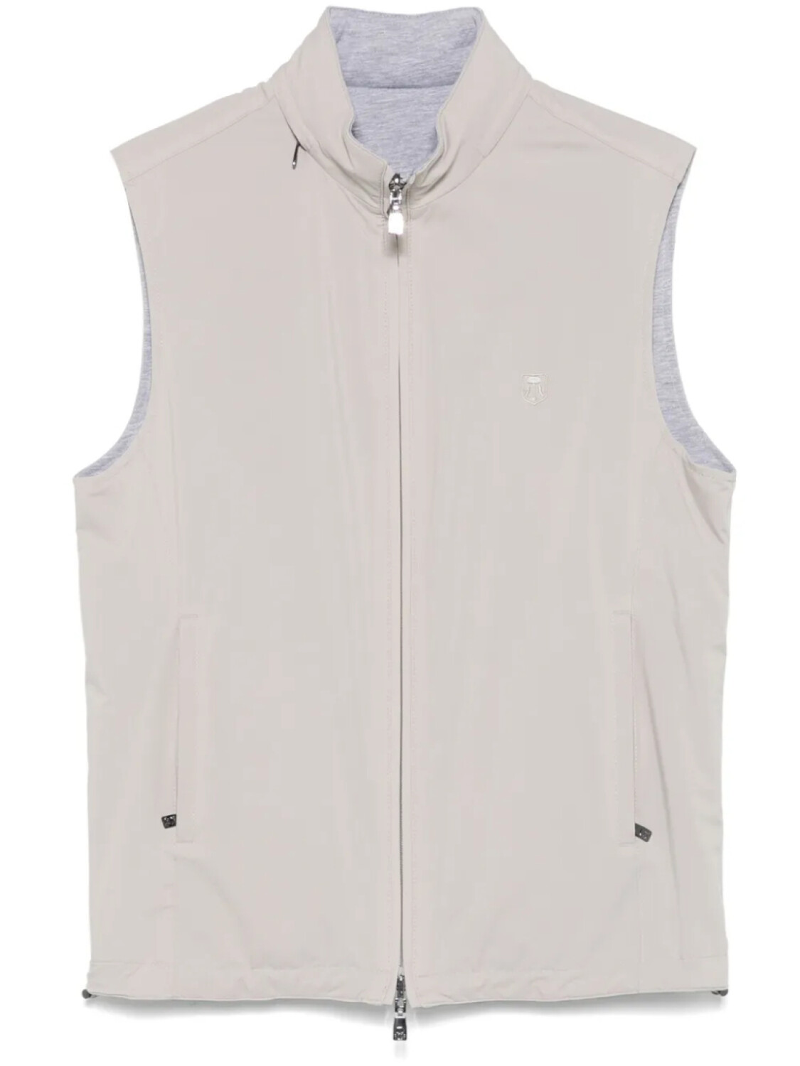 Двусторонний жилет Corneliani, серый 
Двусторонний жилет Corneliani, серый