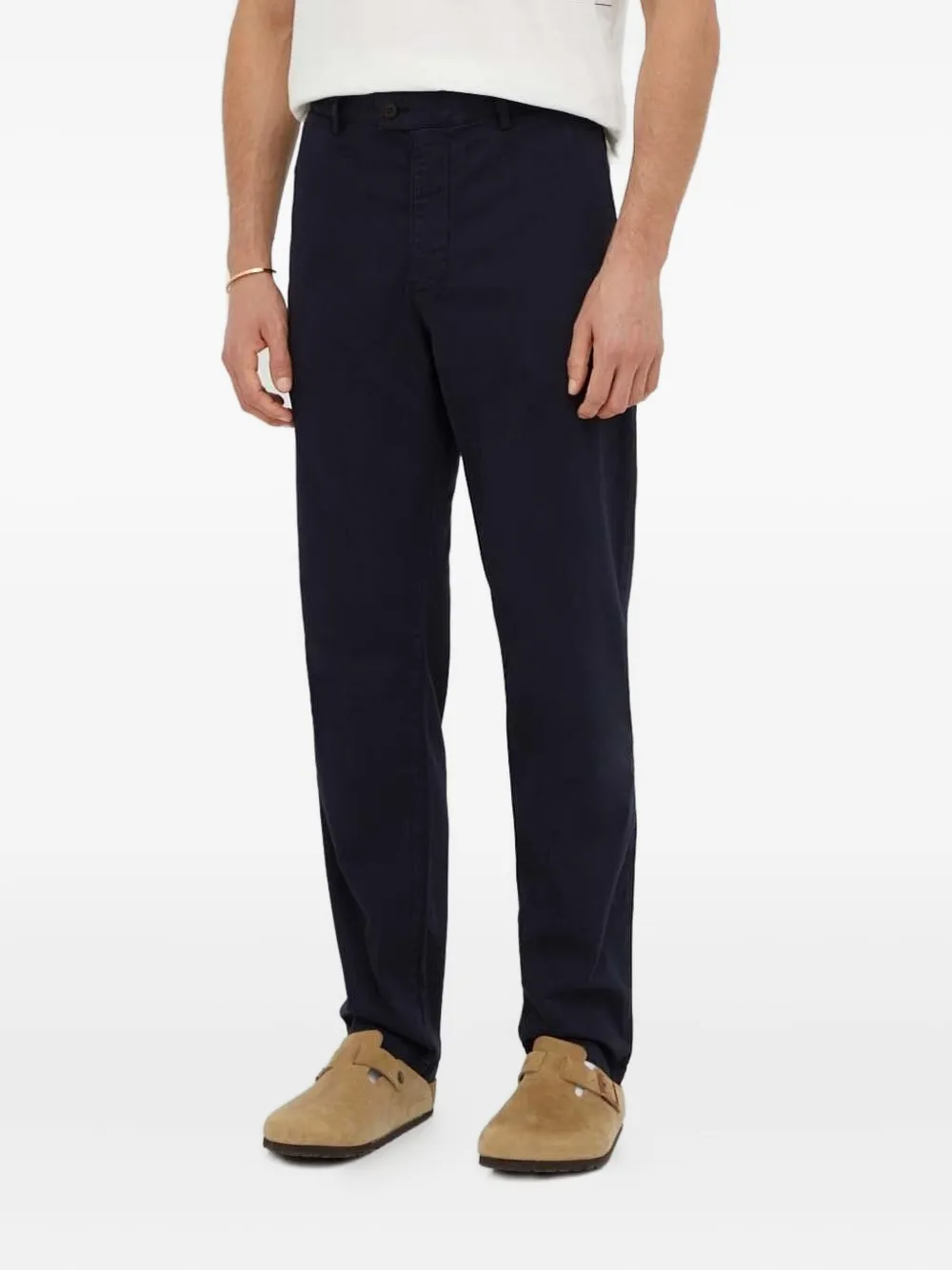 Брюки с прорезными карманами и шлевками для ремня Tiger of Sweden, синий
Брюки с прорезными карманами и шлевками для ремня Tiger of Sweden, синий