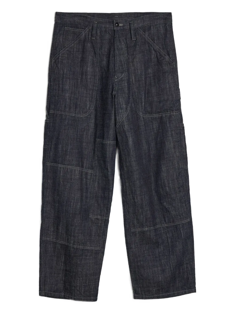 Хлопковые брюки с накладными карманами Y's, синий
Хлопковые брюки с накладными карманами Y's, синий