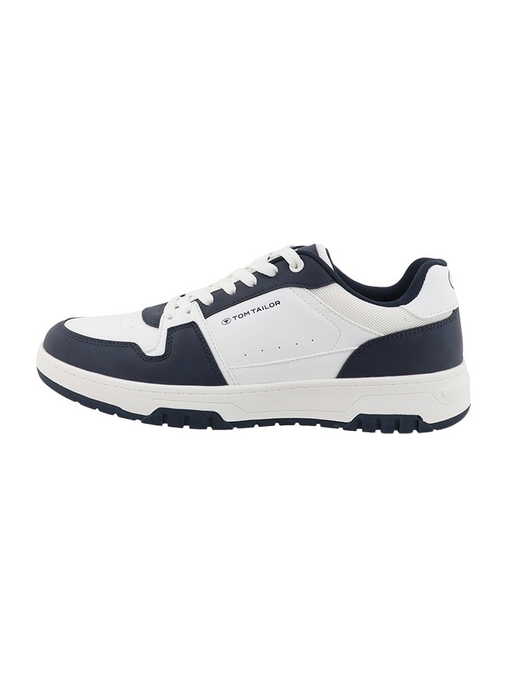 Кроссовки на шнуровке Tom Tailor, белый/темно-синий
Кроссовки на шнуровке Tom Tailor, белый/темно-синий