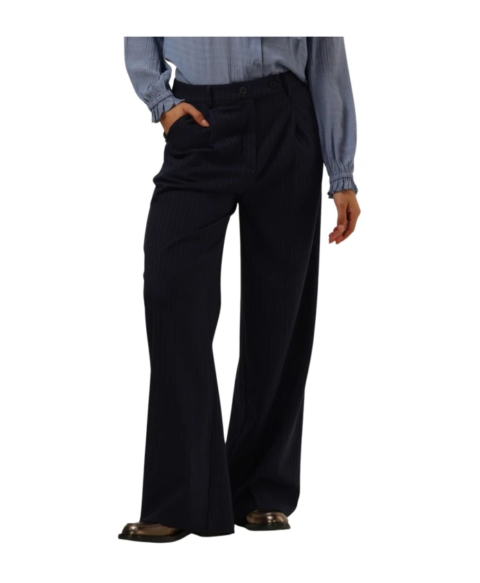 Элегантные брюки из полиэстера в темно синюю полоску Lollys Laundry, синий
Элегантные брюки из полиэстера в темно синюю полоску Lollys Laundry, синий