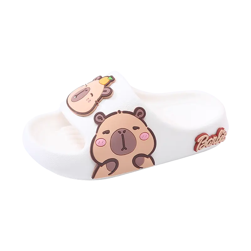 Детские тапочки с противоскользящей подошвой, износостойкие и дышащие ABC KIDS, экрю 
Детские тапочки с противоскользящей подошвой, износостойкие и дышащие ABC KIDS, экрю