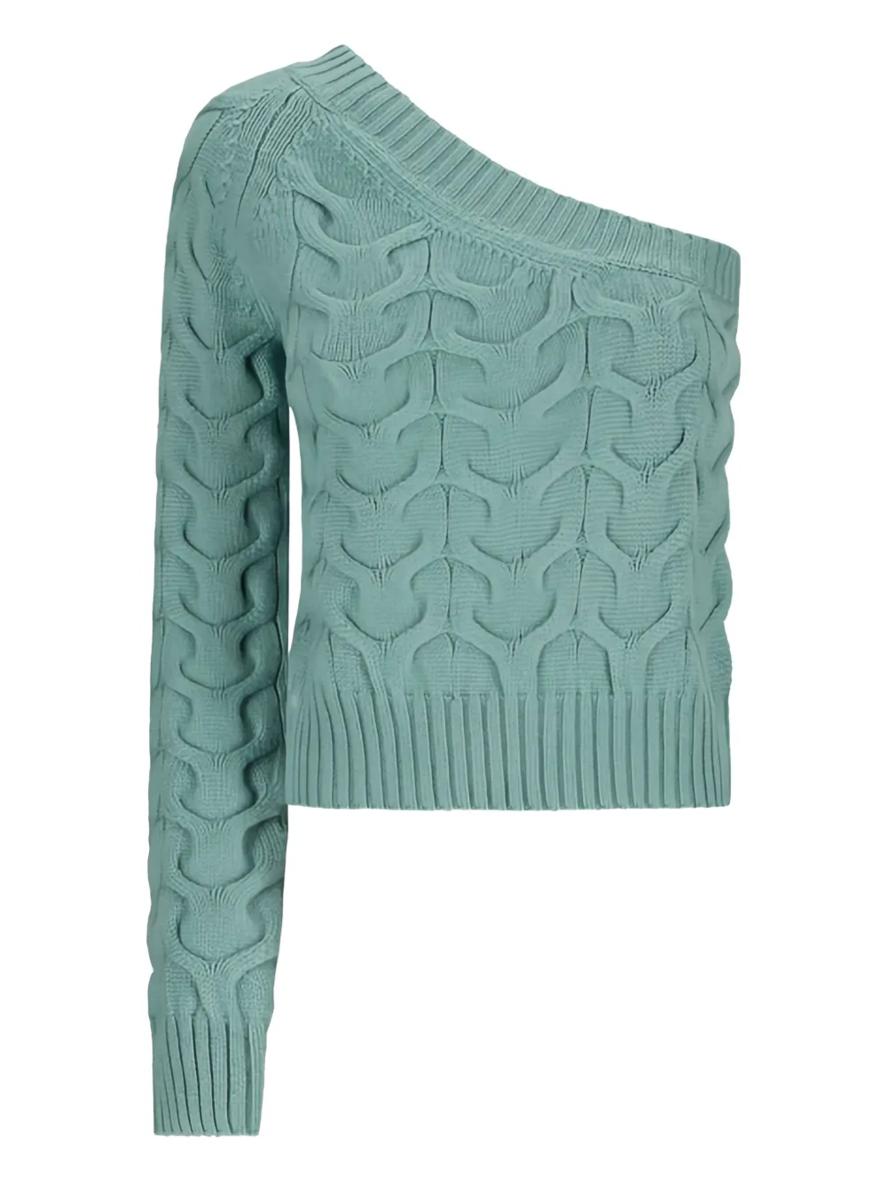 Топ фактурной вязки на одно плечо MAX MARA, синий
Топ фактурной вязки на одно плечо MAX MARA, синий