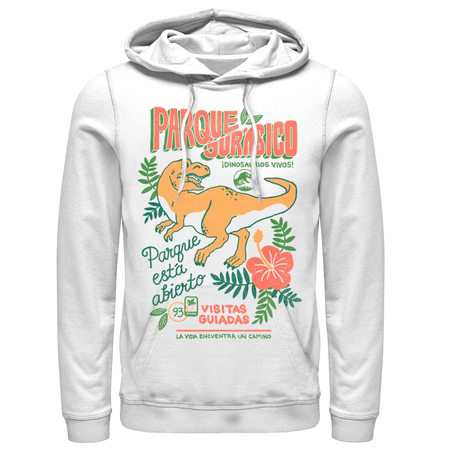 Мужская толстовка с испанским плакатом «Парк Юрского периода», посвященная вернисажу Licensed Character, белый
Мужская толстовка с испанским плакатом «Парк Юрского периода», посвященная вернисажу Licensed Character, белый