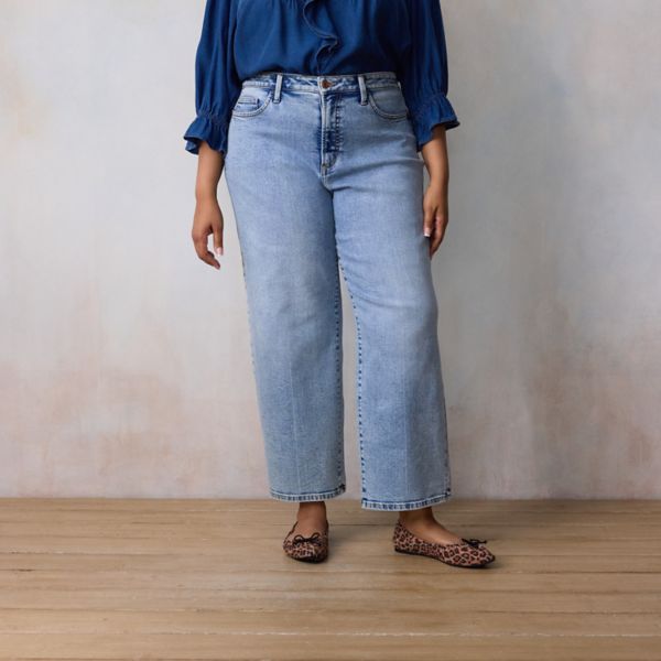 Прямые джинсы с очень высокой посадкой больших размеров Lc Lauren Conrad, цвет light wash
Прямые джинсы с очень высокой посадкой больших размеров Lc Lauren Conrad, цвет light wash