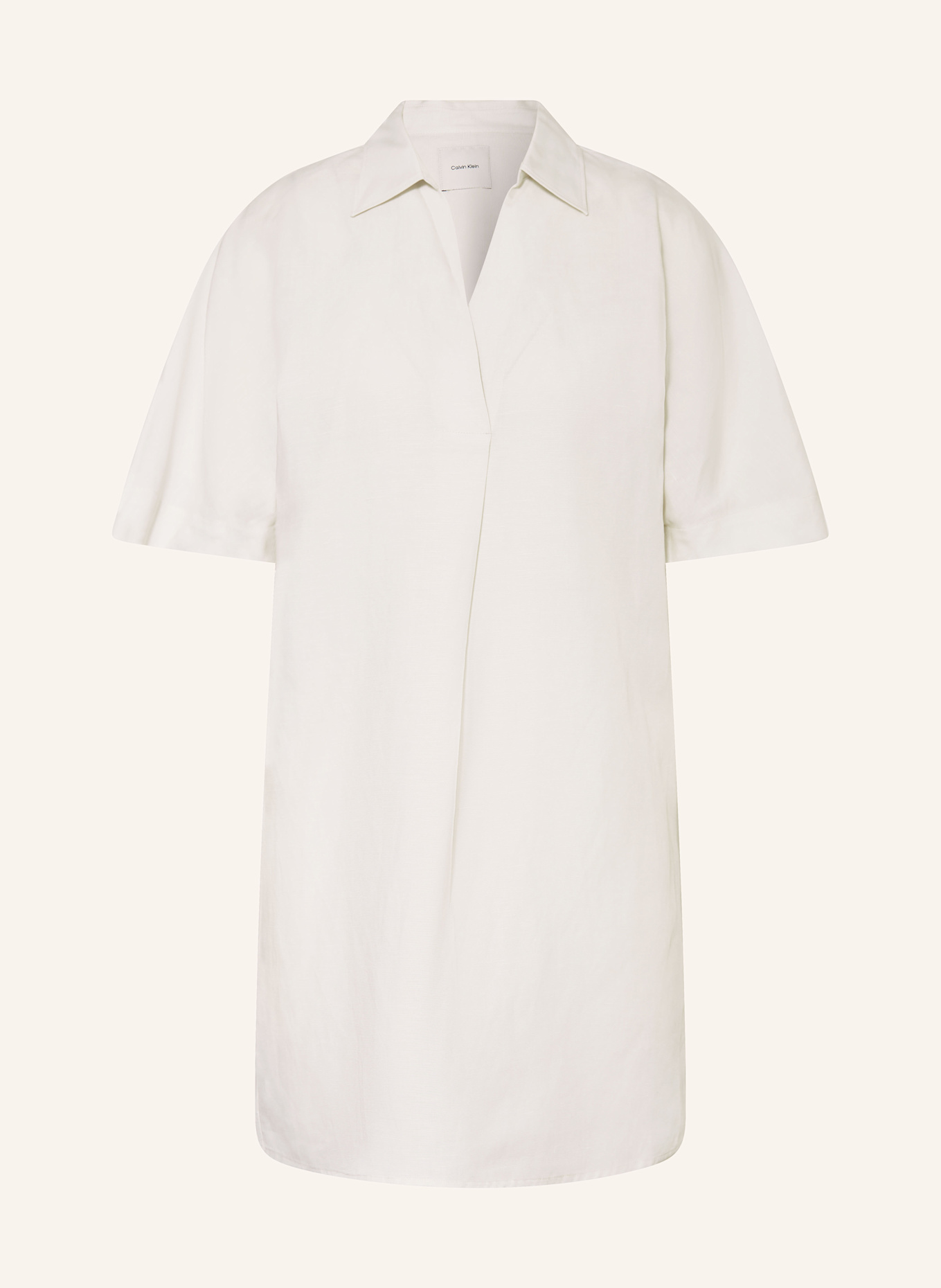 Платье со льном Calvin Klein, экрю
Платье со льном Calvin Klein, экрю