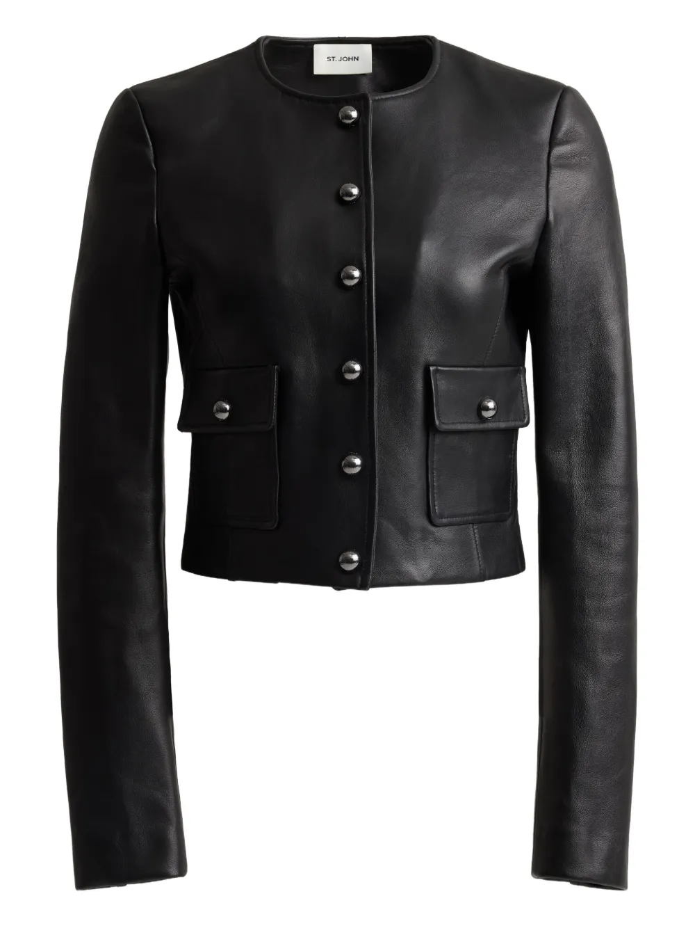 Куртка на пуговицах St. John, черный
Куртка на пуговицах St. John, черный