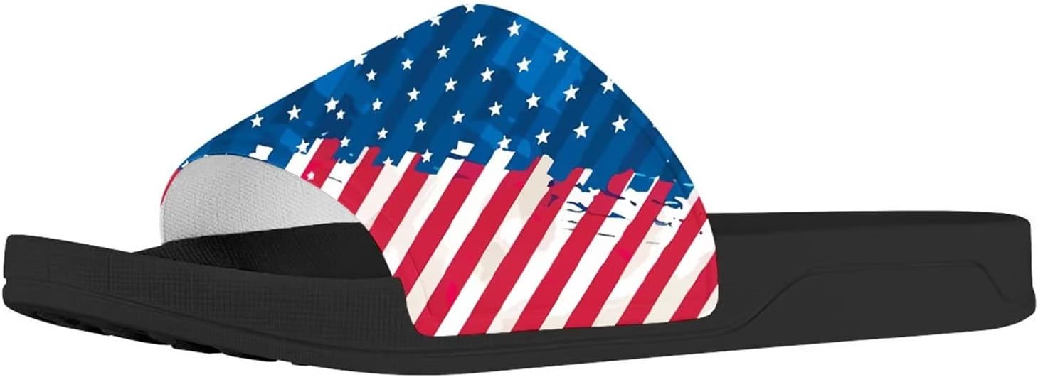 Мужские и женские слайд-сандалии Forchrinse с ярким тай-дай рисунком бабочки, легкие тапочки с открытым носком для комфорта, для дома и улицы, American Flag
Мужские и женские слайд-сандалии Forchrinse с ярким тай-дай рисунком бабочки, легкие тапочки с открытым носком для комфорта, для дома и улицы, American Flag