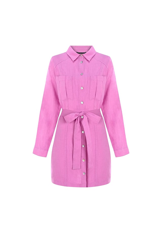 Платье-Рубашка Belinda с практичным поясом-завязкой Freshlions, розовый
Платье-Рубашка Belinda с практичным поясом-завязкой Freshlions, розовый