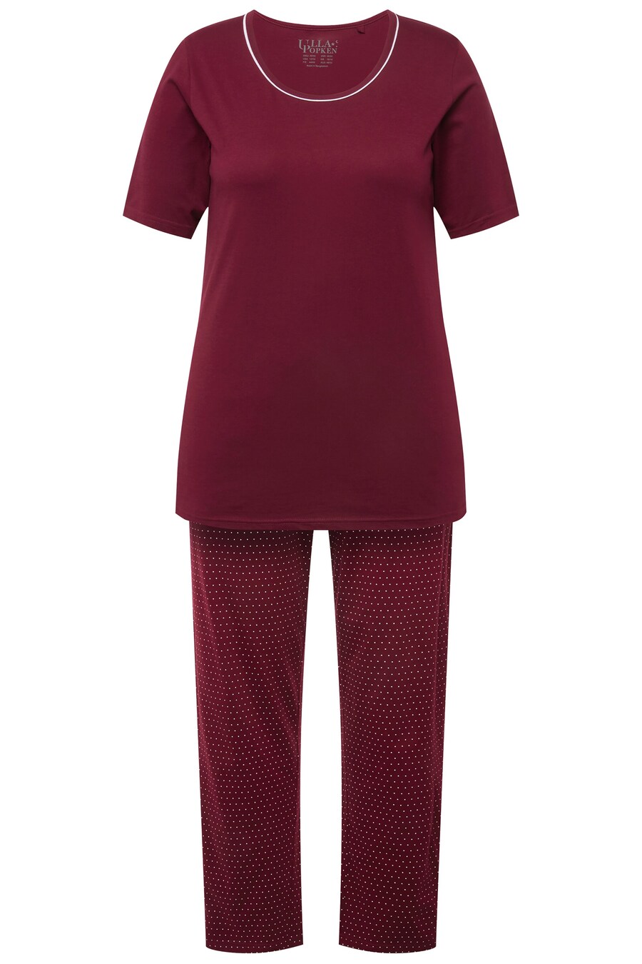Пижама Ulla Popken, бургундия
Пижама Ulla Popken, бургундия