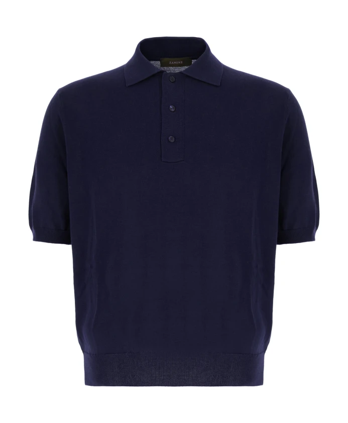 Классическая мужская рубашка поло Zanone, синий
Классическая мужская рубашка поло Zanone, синий