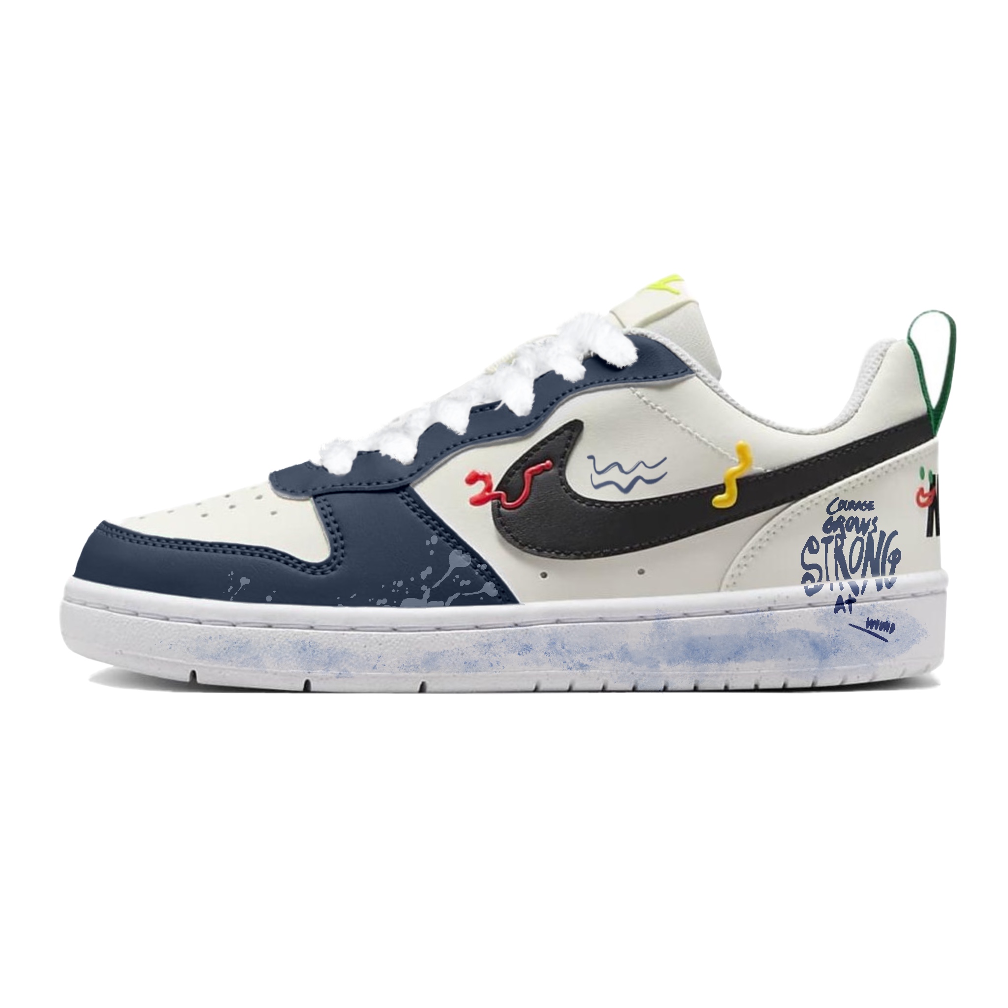 Низкие противоскользящие кроссовки Court Borough для скейтбординга для детей и подростков Nike, темно-синий
Низкие противоскользящие кроссовки Court Borough для скейтбординга для детей и подростков Nike, темно-синий