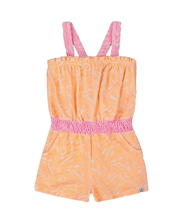 Детский комбинезон из махровой ткани с принтом для девочек - Little Kid Deux par Deux, оранжевый
Детский комбинезон из махровой ткани с принтом для девочек - Little Kid Deux par Deux, оранжевый