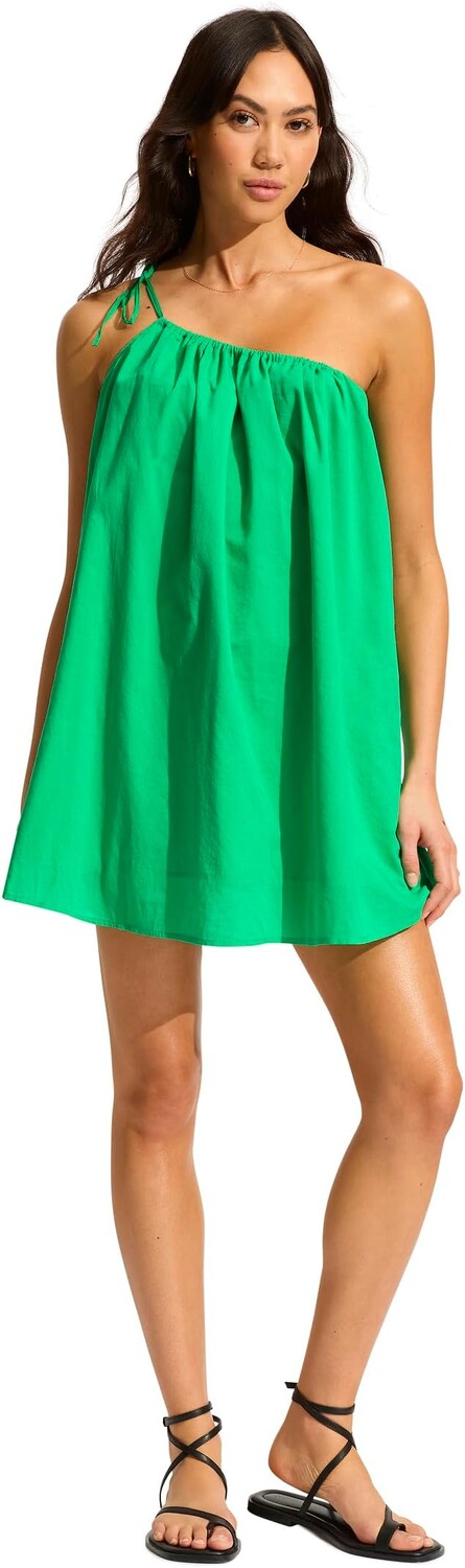 Платье Seafolly Rio One Shoulder Mini Dress, цвет Jade
Платье Seafolly Rio One Shoulder Mini Dress, цвет Jade