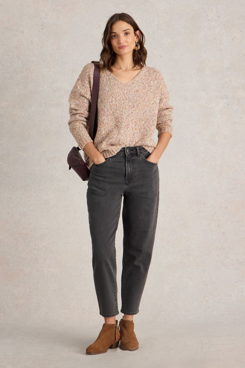 Зауженные джинсы Tylly White Stuff, черный 
Зауженные джинсы Tylly White Stuff, черный