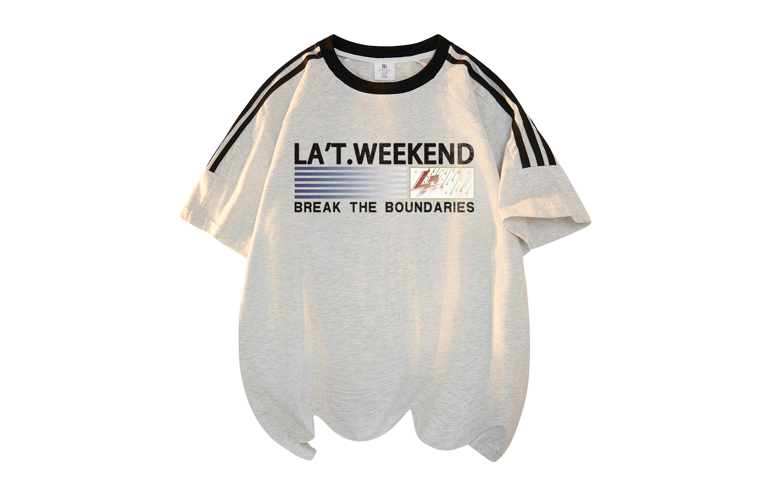 Футболка унисекс LA'T.WEEKEND, белая (Full Stripes-2451)
Футболка унисекс LA'T.WEEKEND, белая (Full Stripes-2451)