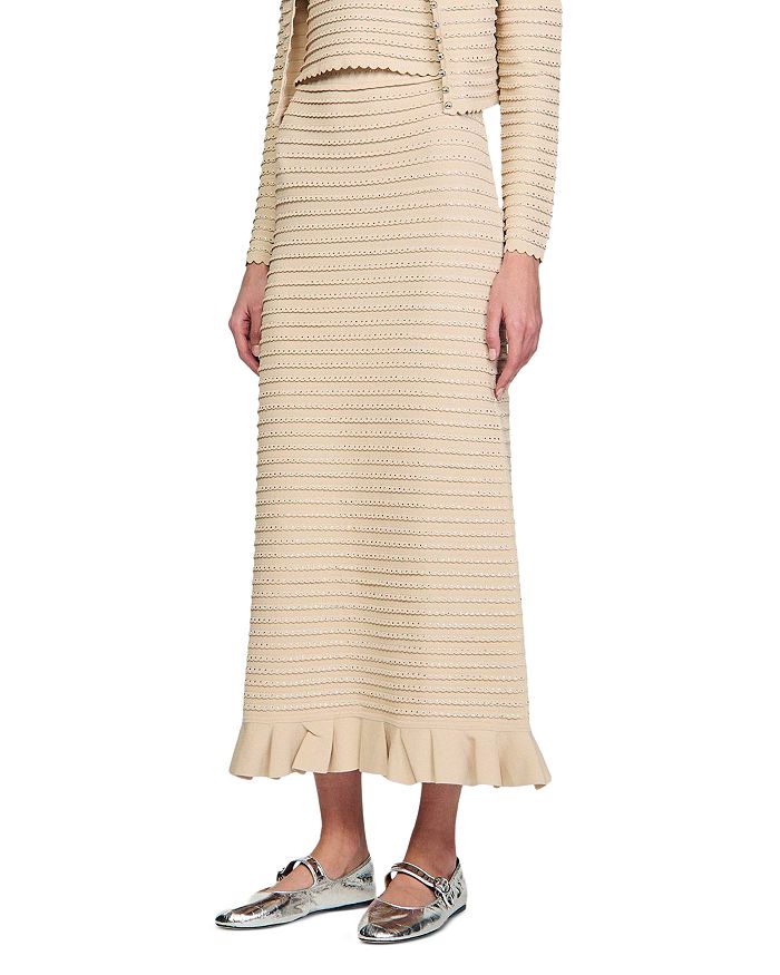 Макси-юбка из трикотажа с пайетками Sandro, коричневый/бежевый
Макси-юбка из трикотажа с пайетками Sandro, коричневый/бежевый