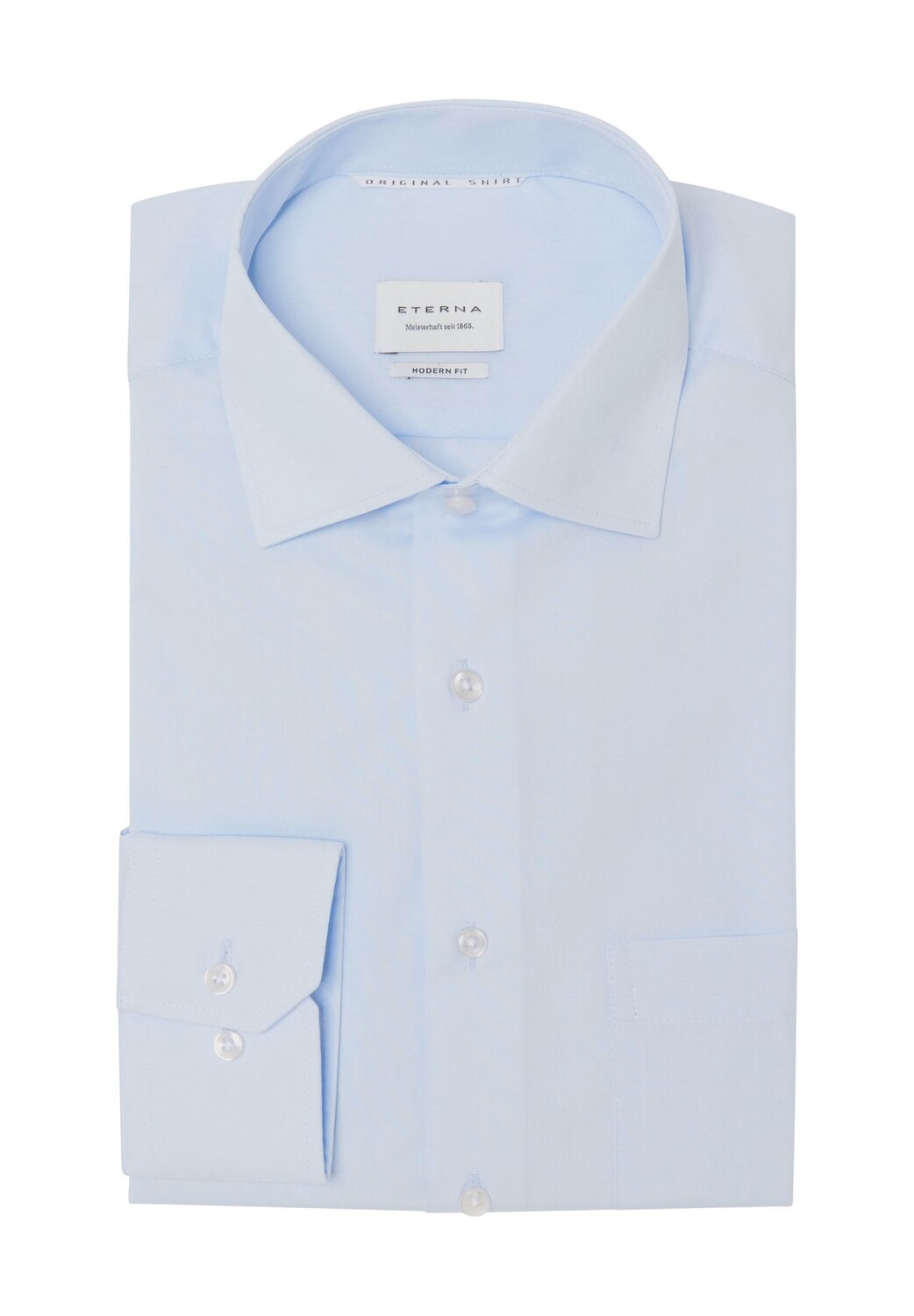 Деловая рубашка, современный крой, нагрудный карман, мужская ETERNA, цвет Hellblau
Деловая рубашка, современный крой, нагрудный карман, мужская ETERNA, цвет Hellblau