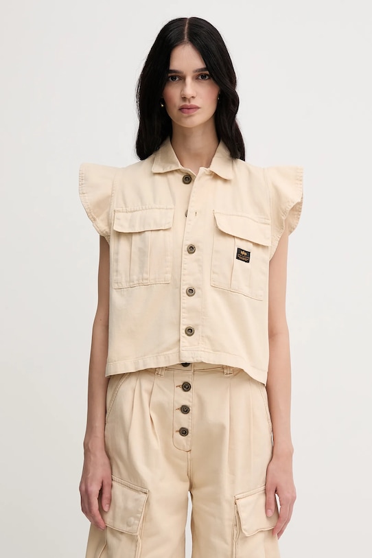 Жилет хлопковая Sailor Vest Wmn Alpha Industries, бежевый
Жилет хлопковая Sailor Vest Wmn Alpha Industries, бежевый