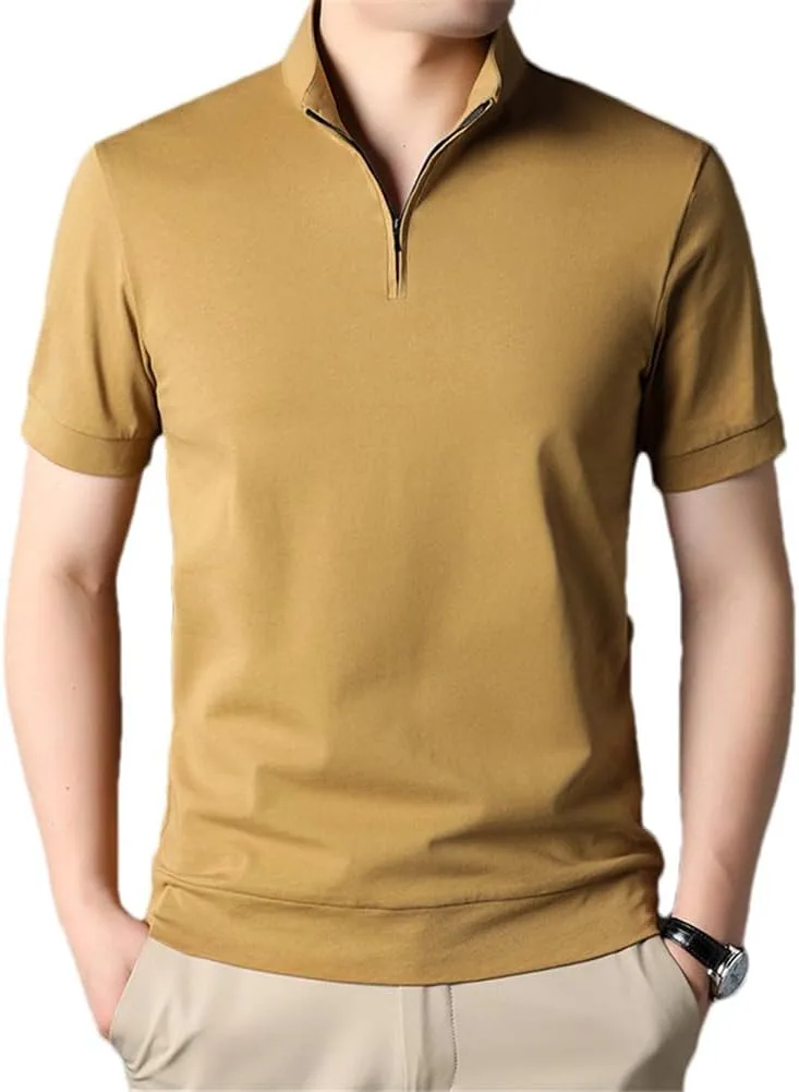 Футболка мужская летняя с молнией и воротником-стойкой Youllyuu
Футболка мужская летняя с молнией и воротником-стойкой Youllyuu