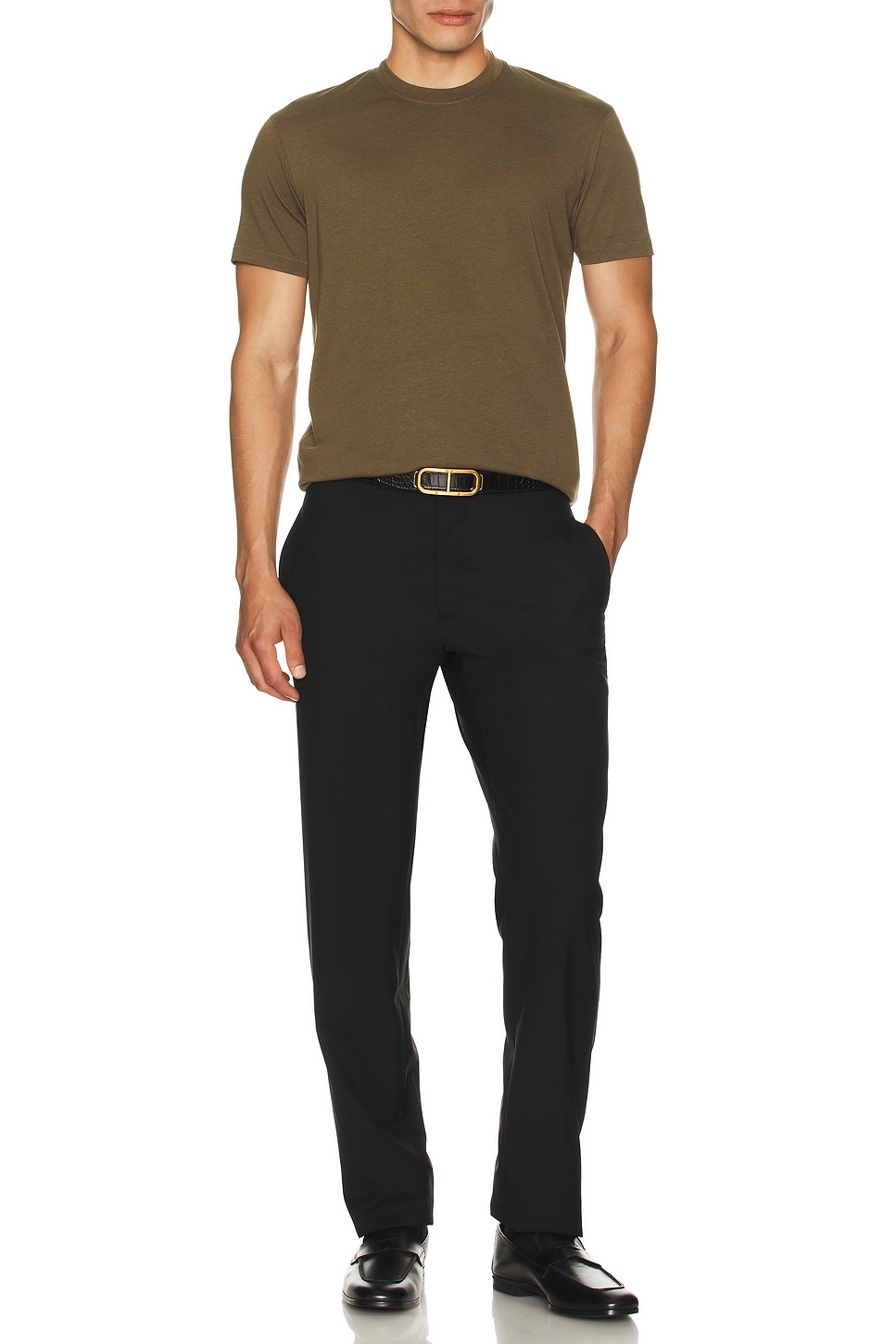 Футболка с круглым вырезом Tom Ford, Dark Military
Футболка с круглым вырезом Tom Ford, Dark Military