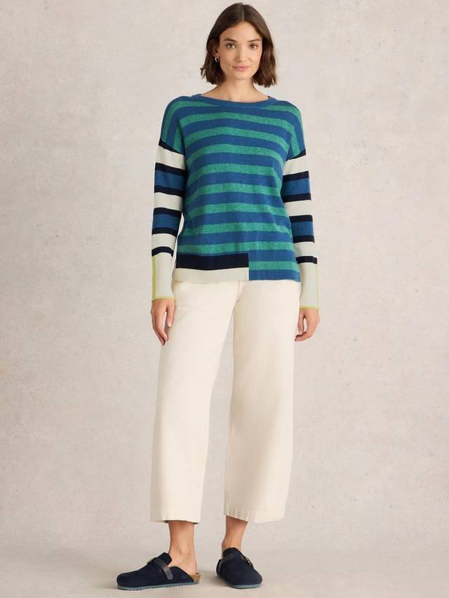 Оливковое полосатая джемпер White Stuff, синий/разноцветный
Оливковое полосатая джемпер White Stuff, синий/разноцветный