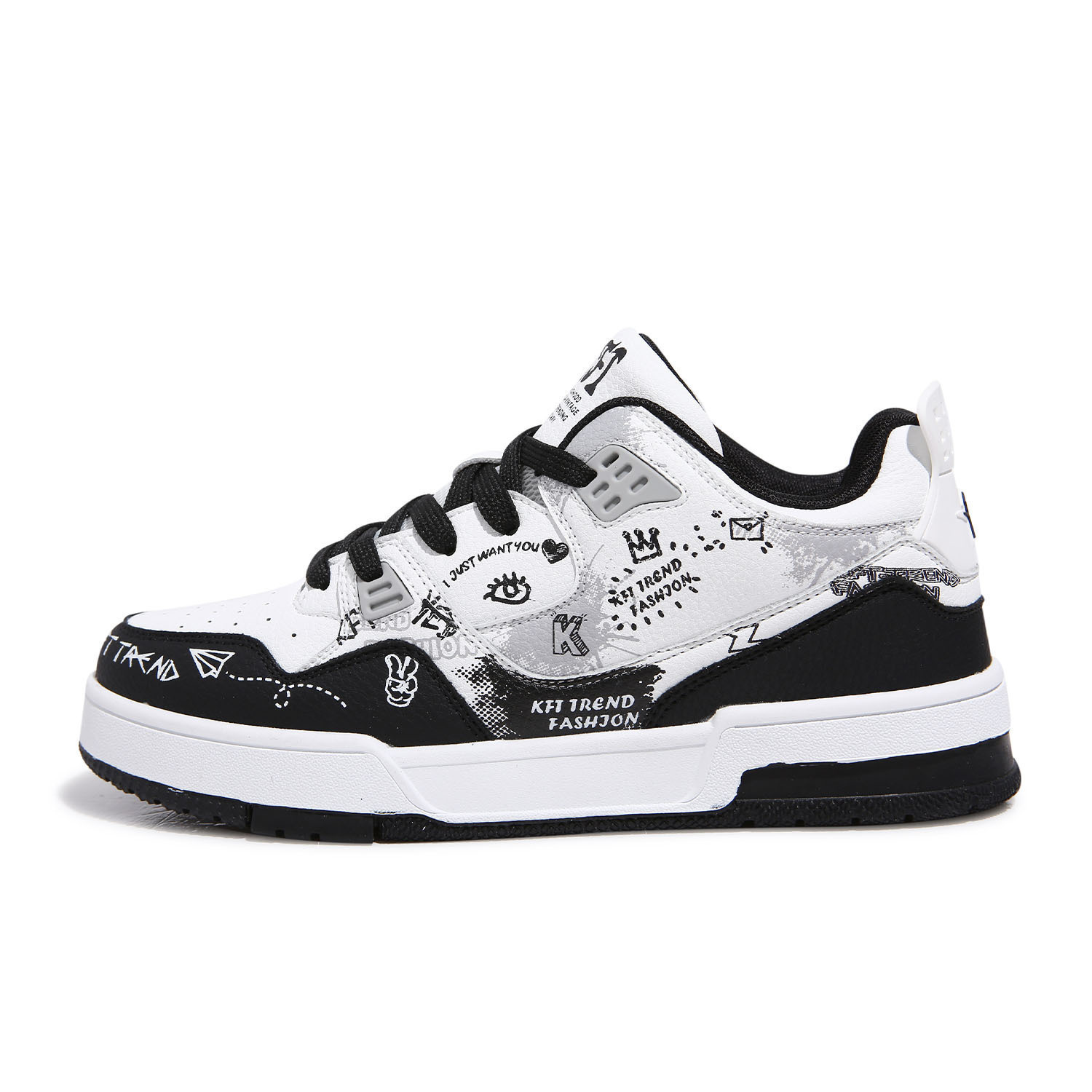 KFT Водонепроницаемые износостойкие легкие дышащие низкие скейтбордские кроссовки с эффектом увеличения роста унисекс черно-белые, цвет Black White
KFT Водонепроницаемые износостойкие легкие дышащие низкие скейтбордские кроссовки с эффектом увеличения роста унисекс черно-белые, цвет Black White