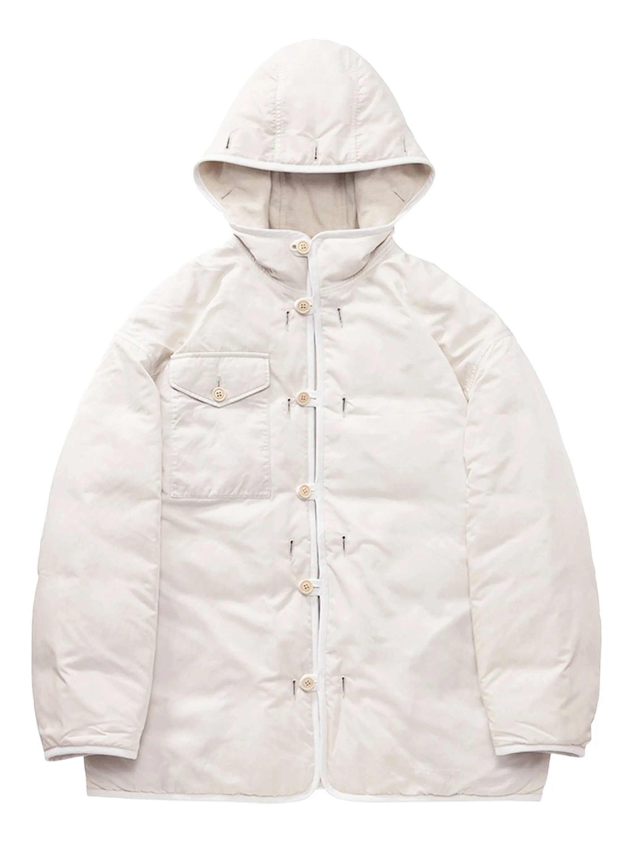 Парка Greely Corps с капюшоном Visvim, белый
Парка Greely Corps с капюшоном Visvim, белый