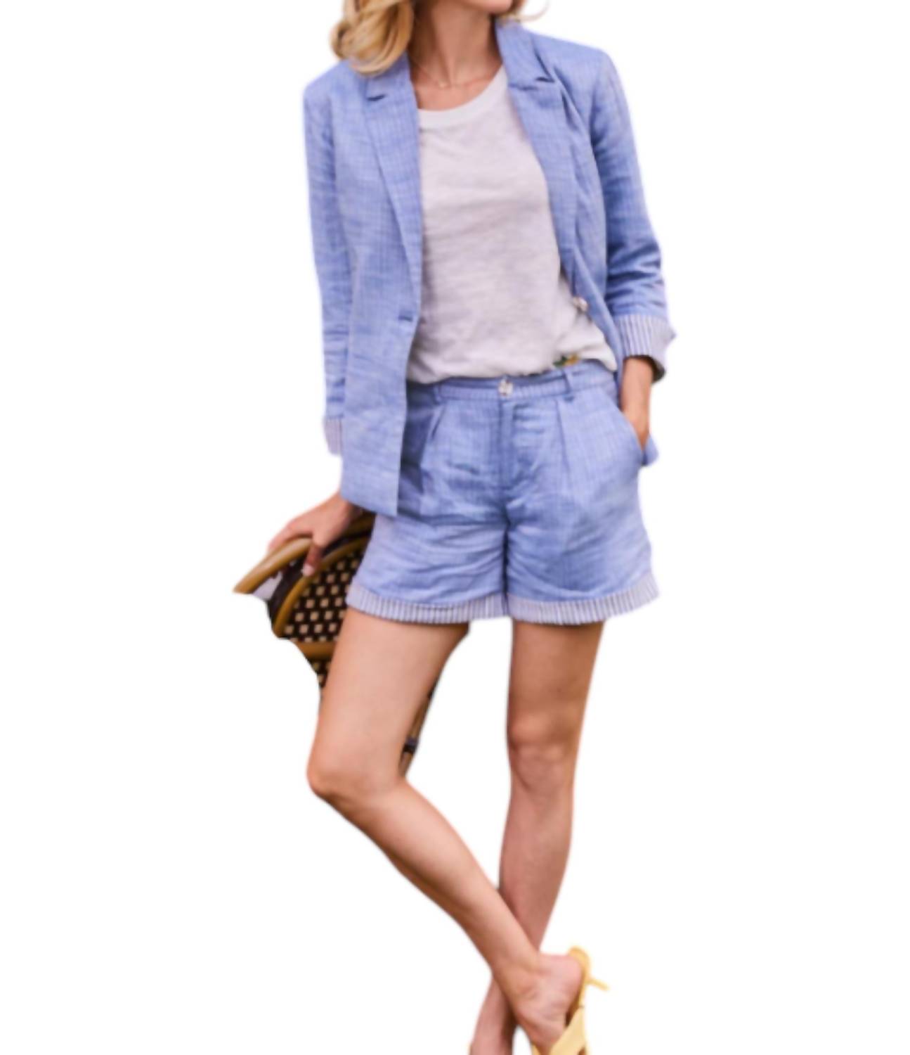 Двухслойная куртка в полоску из шамбрэ Ecru, Chambray Stripe
Двухслойная куртка в полоску из шамбрэ Ecru, Chambray Stripe