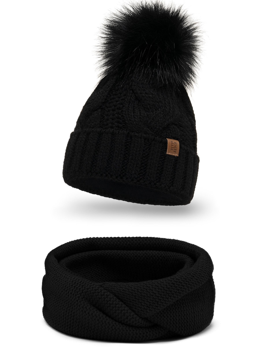 Шапка Vivisence 7014 Set, черный
Шапка Vivisence 7014 Set, черный