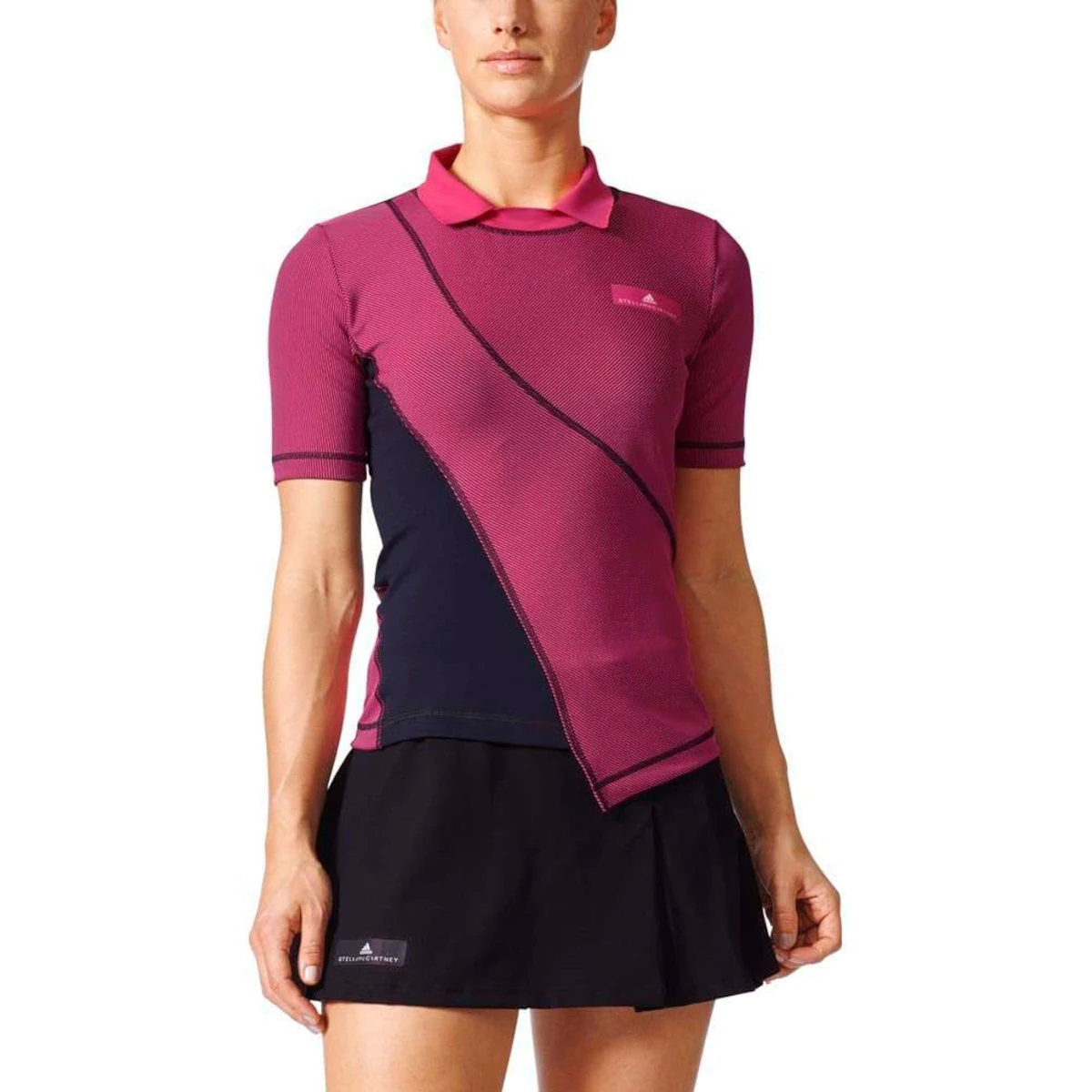 Женская теннисная рубашка от Stella McCartney Adidas, розовый
Женская теннисная рубашка от Stella McCartney Adidas, розовый