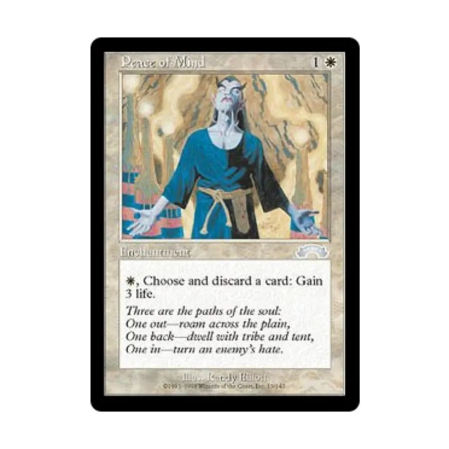 CCG Душевное спокойствие (U), MTG - Exodus
CCG Душевное спокойствие (U), MTG - Exodus