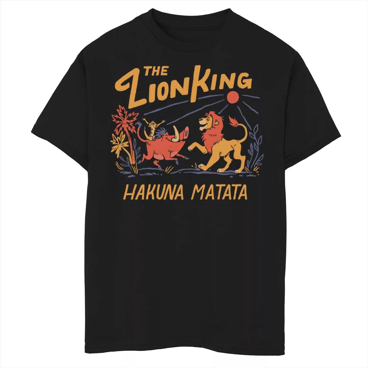 Футболка Hakuna Matata с ярким текстом и графическим рисунком для мальчиков 8–20 лет Disney's The Lion King Disney 
Футболка Hakuna Matata с ярким текстом и графическим рисунком для мальчиков 8–20 лет Disney's The Lion King Disney