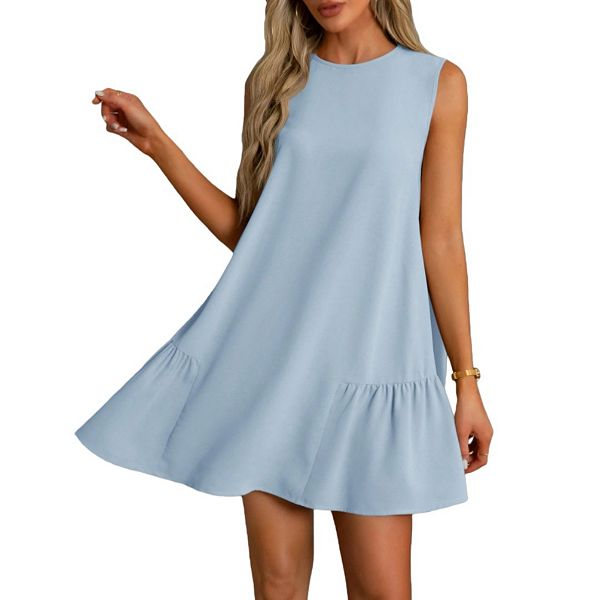 Женское платье-сарафан с рюшами без рукавов Yesfashion, Light Blue
Женское платье-сарафан с рюшами без рукавов Yesfashion, Light Blue