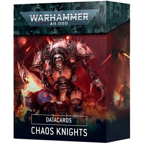 Миниатюра Games Workshop Warhammer 40K: Datacards - Chaos Knights (9th Edition)
Миниатюра Games Workshop Warhammer 40K: Datacards - Chaos Knights (9th Edition)
