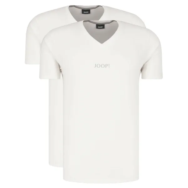 Комплект из двух футболок приталенного кроя Joop!, белый 
Комплект из двух футболок приталенного кроя Joop!, белый