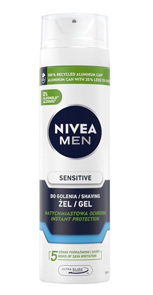 Nivea Men Sensitive гель для бритья, 200 ml
Nivea Men Sensitive гель для бритья, 200 ml