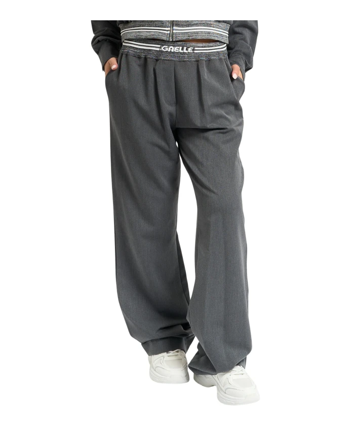 Серые прямые брюки со складками Gaã«Lle Paris, серый
Серые прямые брюки со складками Gaã«Lle Paris, серый