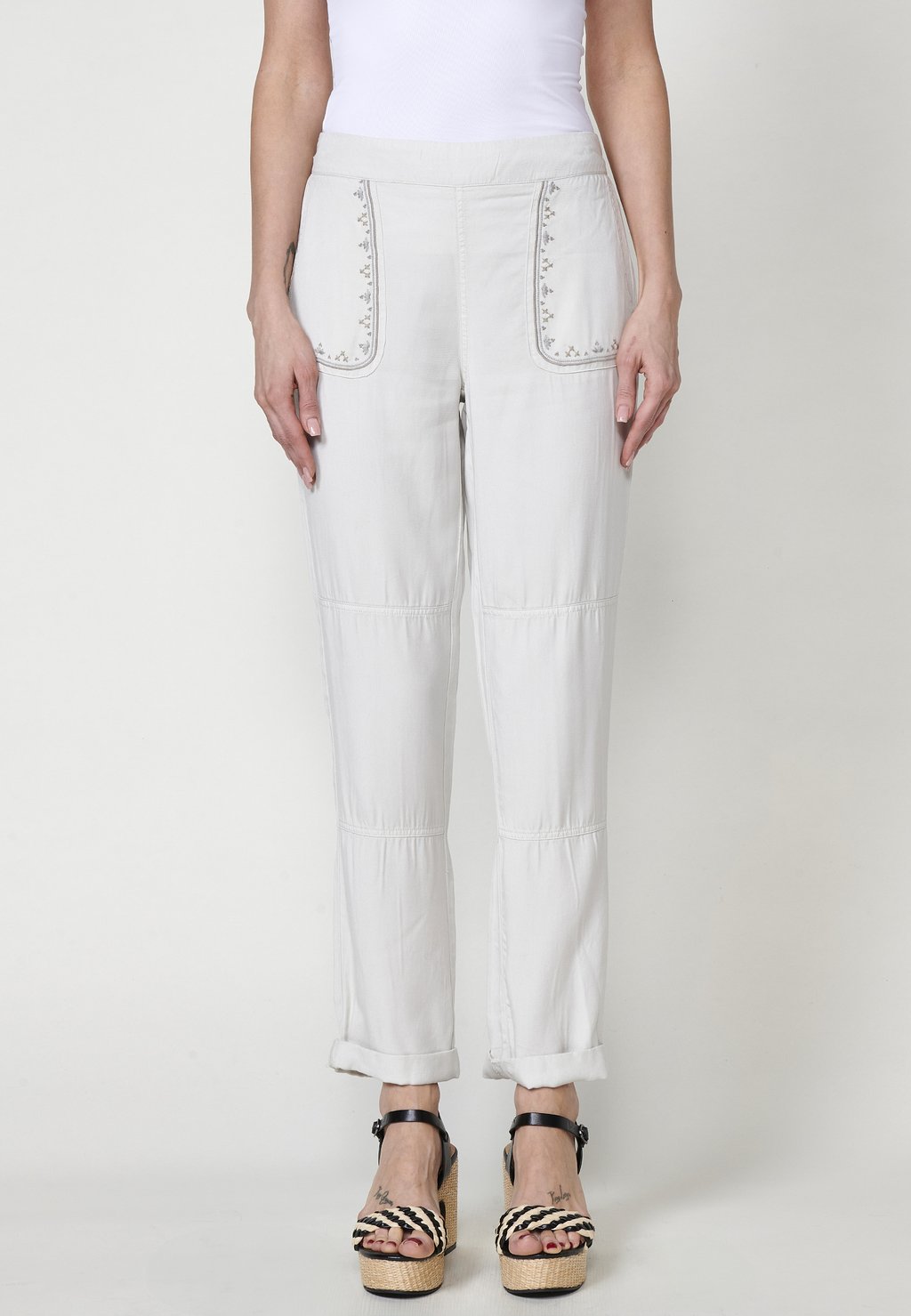 Брюки Koroshi, слоновая кость
Брюки Koroshi, слоновая кость