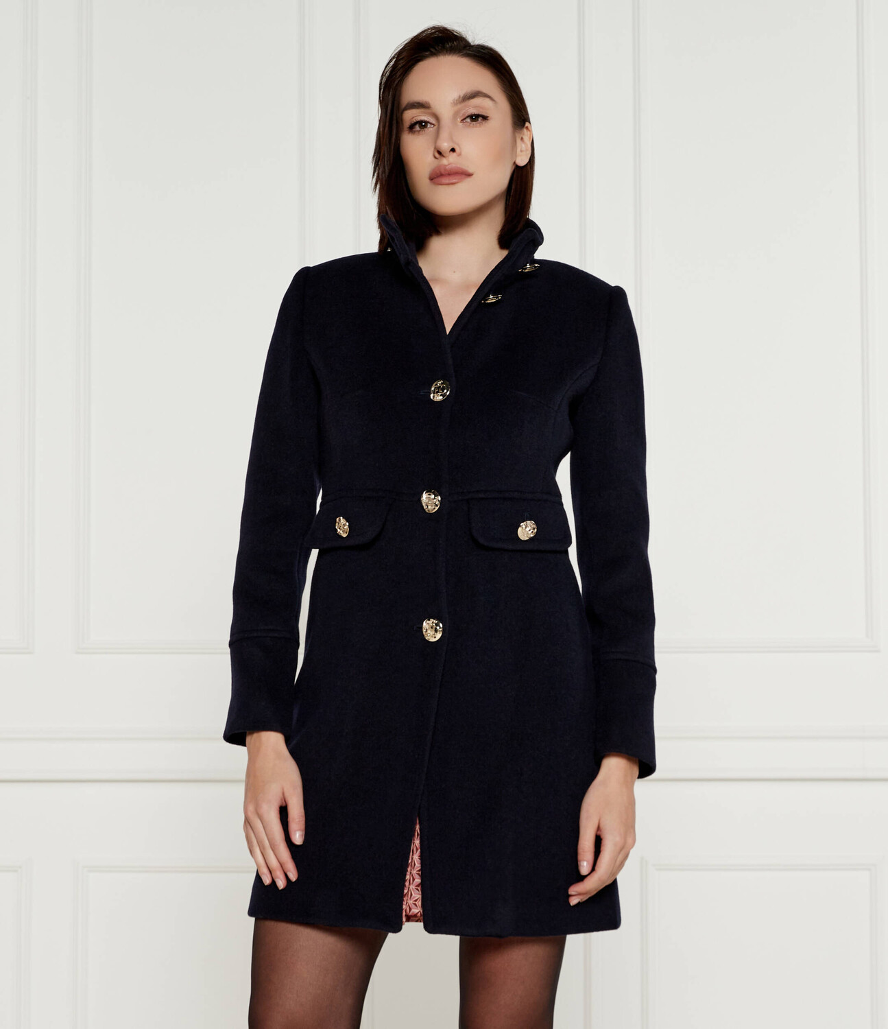 Шерстяное пальто Liu Jo, темно-синий
Шерстяное пальто Liu Jo, темно-синий